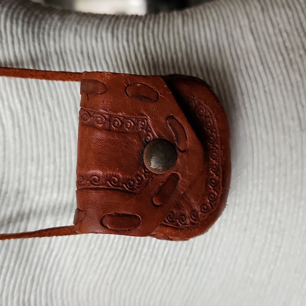 Vintage Miniature Leather  Bag with strap - Picture 12 of 13